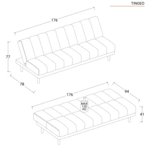 Giuong sofa 3 cho ngoi bang vai mau xam 6