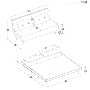 Giuong sofa nhung xanh xang 2 cho ngoi co tua lung co the dieu chinh 6 vi tri 10
