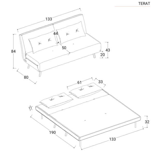 Giuong sofa nhung xanh xang 2 cho ngoi co tua lung co the dieu chinh 6 vi tri 10