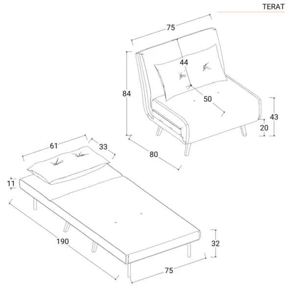 Giuong sofa vai bong trang co tua lung co the dieu chinh 6 vi tri 8