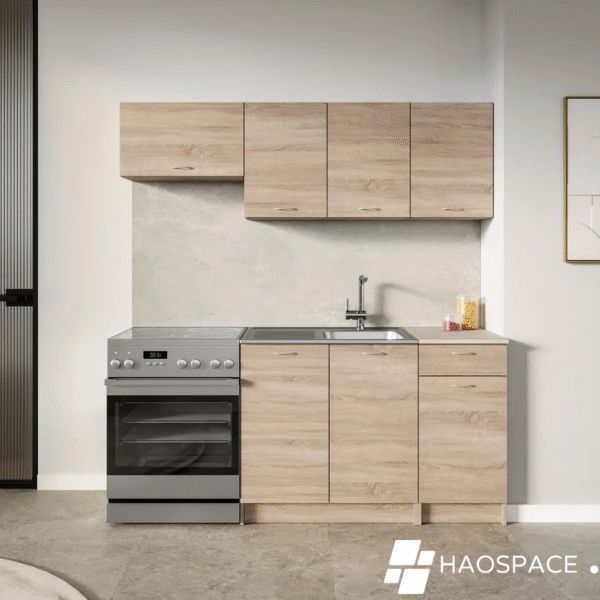 Thiết Kế Phòng Khách Liền Bếp 4 bep